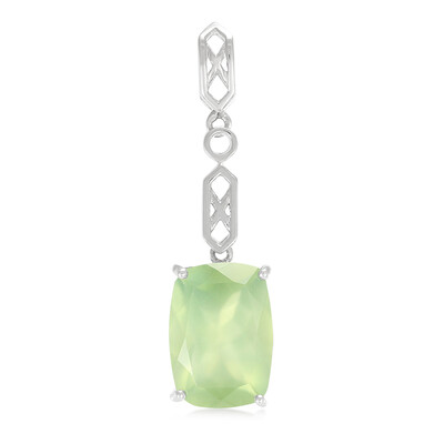 Ciondolo in argento con Prehnite