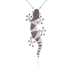 Collana in argento con Topazio Blu Svizzero (Dallas Prince Designs)