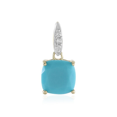 Ciondolo in oro con Turchese Sleeping Beauty