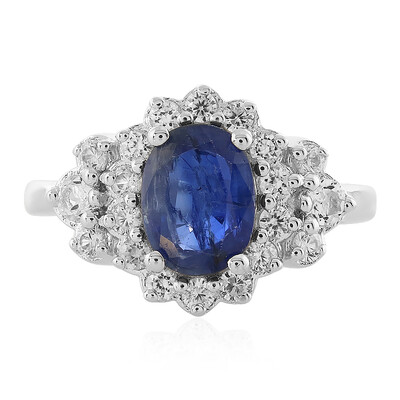 Anello in argento con Cianite