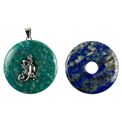 Ciondolo in argento con Amazzonite