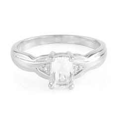 Anello in argento con Goshenite