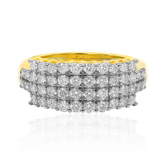 Anello in oro con Diamante IF (D)
