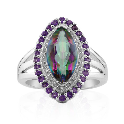Anello in argento con Quarzo Mistico