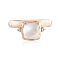 Anello in argento con Pietra di Luna Verde (KM by Juwelo)