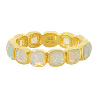 Anello in argento con Opale di Welo