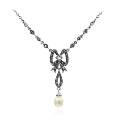 Collana in argento con Perla di Acqua Dolce