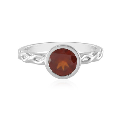 Anello in argento con Granato Essonite