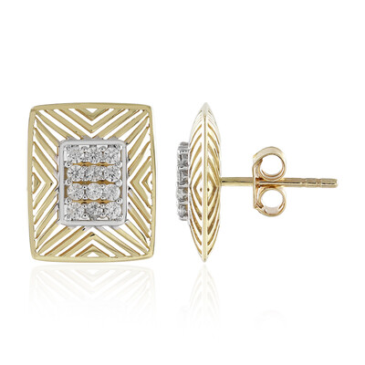Orecchini in oro con Zircone (Ornaments by de Melo)