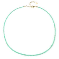 Collana in argento con Smeraldo Russo
