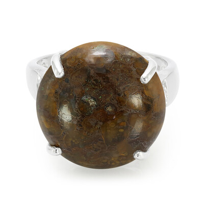 Anello in argento con Quarzo Dinosauro