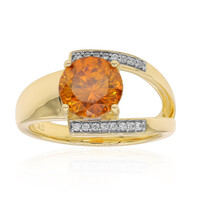 Anello in oro con Sfalerite