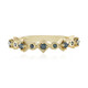 Anello in argento con Diamante Blu I3