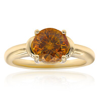 Anello in oro con Sfalerite spagnola