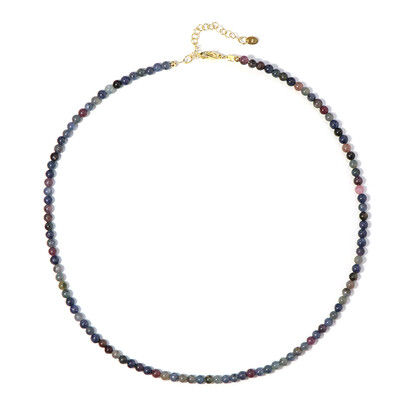 Collana in argento con Zaffiro del Mozambico