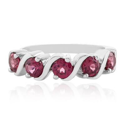 Anello in argento con Rodolite