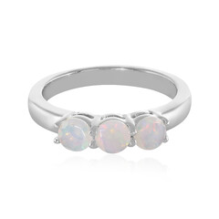 Anello in argento con Opale di Welo