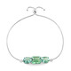 Bracciale in argento con Fluorite Verde