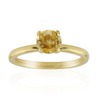 Anello in argento con Citrino