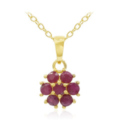 Collana in argento con Rubino