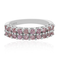 Anello in argento con Granato Malaya
