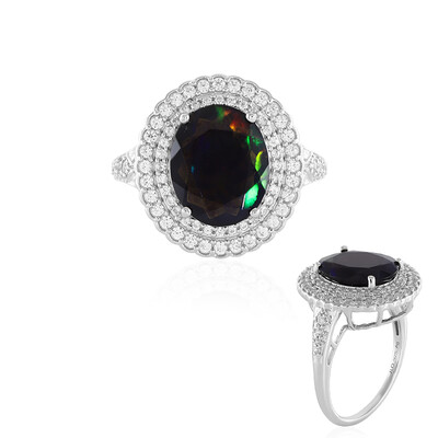 Anello in argento con Opale Mezezo