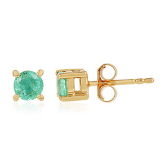 Orecchini in argento con Smeraldo Russo
