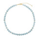 Collana in argento con Acquamarina Brasiliana