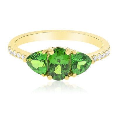 Anello in oro con Tsavorite AAA (CIRARI)