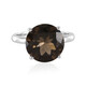 Anello in argento con Quarzo Fumè