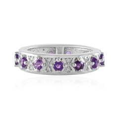 Anello in argento con Ametista