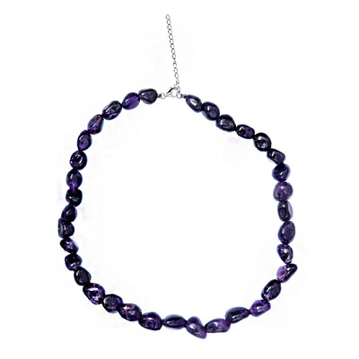 Collana in argento con Ametista Zambiana
