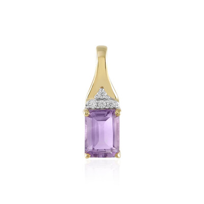 Ciondolo in argento con Ametista Rose de France