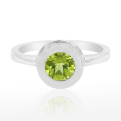 Anello in argento con Peridoto