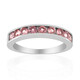 Anello in argento con Granato Malaya