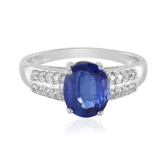Anello in argento con Cianite