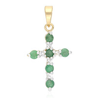 Ciondolo in argento con Smeraldo