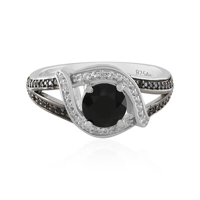 Anello in argento con Onice Nero