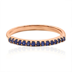Anello in oro con Zaffiro Blu