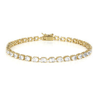 Bracciale in argento con Topazio Bianco
