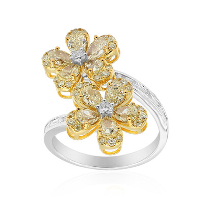 Anello in oro con Diamante Giallo SI2 (CIRARI)