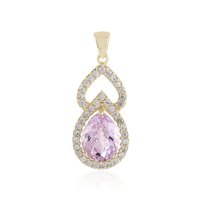 Ciondolo in oro con Kunzite Patroke