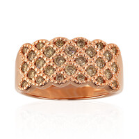 Anello in oro con Diamante Rose de France SI1 di Argyle