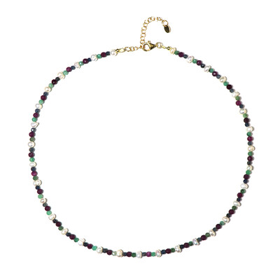 Collana in argento con Smeraldo Russo (Riya)