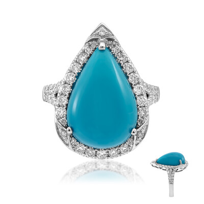 Anello in oro con Turchese Sleeping Beauty