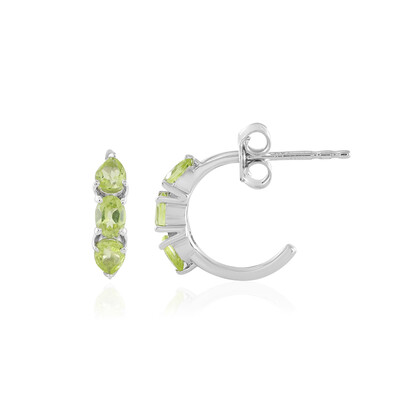 Orecchini in argento con Peridoto