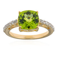 Anello in argento con Peridoto Arizona