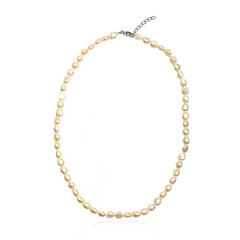 Collana in argento con Perla di Acqua Dolce (TPC)
