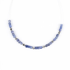 Collana in argento con Tanzanite