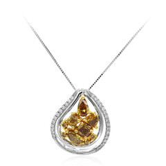 Collana in oro con Diamante Fancy SI2 (CIRARI)
